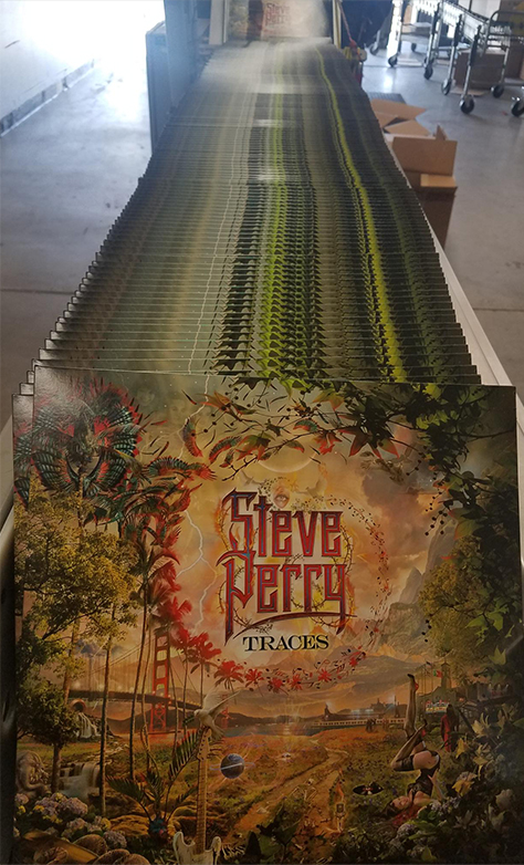 Steve Perry Albums freshly pressed, ready for homes